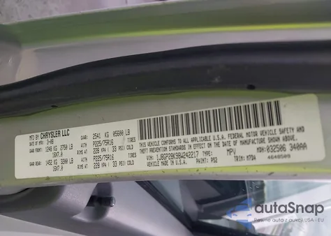 2008 Jeep Liberty Sport z USA, uszkodzony, nr VIN 1J8GP28K98W242217